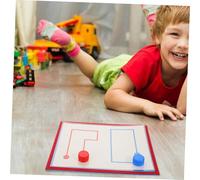 HAWILLOSCH 8 Piezas Tarjeta De Entrenamiento Cerebral Cerebro Izquierda para Capacitación Pequeño Juguete Entrenamiento Interhemisférico Lado Educativo Montessori Papel