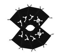 HAWILLOSCH 8piezas Bolsas De De Pirata Con Diseño De Calavera Bolsitas De Cuerda Para Fiestas De Cumpleaños Bodas y Celebraciones Prácticas y Resistentes