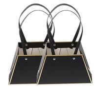 HAWILLOSCH Bolsa de 2 Piezas para Embalaje de Ramos de Flores Forma Trapezoidal para Una Presentación Elegante de Flores