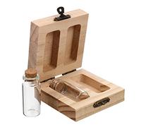 HAWILLOSCH Caja De Conservación De Madera Para Cabello Fetal y Cordón Umbilical Frasco Para Dientes De Leche Funcional Para Guardar Recuerdos Infantiles