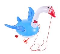 HAWILLOSCH Juguetes Inflables Feliz cumpleaños Decoraciones Juguete para Caminar para bebés Juguetes de Arrastre Rana de Juguete Decoraciones de Fiesta el plastico