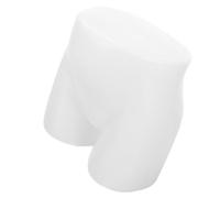 HAWILLOSCH Maniquí De Cadera De Plástico Blanco Mate para Niños, Talla Mediana, Soporte De Exhibición De Ropa Interior Infantil, Accesorio para Tiendas y Presentación De Prendas