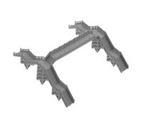 HAWILLOSCH Maqueta de Pasarela: Mesa de Arena y diseño de vías férreas para Decorar pasarelas - Juego de construcción DIY para maquetas de Juguetes y decoración del hogar