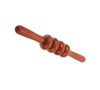 HAWILLOSCH Masajeador Muscular De Madera 4 Rodillos Para Masaje Corporal, Rodillo Muscular Natural, Palo De Masaje Compacto, Relajación y Circulación Linfática, Uso Diario Para Piernas y Abdomen