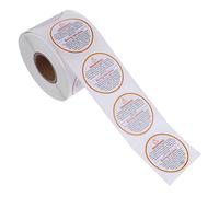 HAWILLOSCH Pegatinas De Advertencia Para Velas 500 Unidades, Calcomanías Autoadhesivas Para Tarro De Vela Transparente, Papel Resistente, Reutilizables, Etiqueta De Seguridad Para Uso Hogar y Oficina