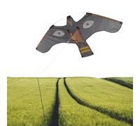 Hawk Bird Kite, Reflective Flying Bird Scarer, Extendable Kite Predator Decoy, Anti Birds for Farm Crop Protection Backyard Garden Orchard Field Use 25.98x47.24in in