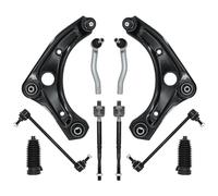 HAWK BROTHER 10 brazos de control inferior de suspensión delantera con rótula de barra estabilizadora, repuesto para Nissan Versa Note 2013-2019 (2012 1.6 S, 1.6 SL, 1.6 SV) 2014-2019 Versa Note 2015
