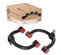HAWK BROTHER Kit de suspensión de juntas esféricas de brazo de control superior de 2 a 4 pulgadas, brazos tubulares negros, elevación de alineación de 2 a 4 pulgadas, compatible con Ford F-150