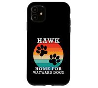 Hawk Home For Wayward Dogs Apellido Carcasa para iPhone 11
