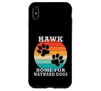 Hawk Home For Wayward Dogs Apellido Carcasa para iPhone XS MAX