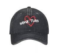 Hawk Tuah Lover Sticker Gorras de béisbol Vintage Denim Desgastado Lavado Internet Última Estrella Snapback Gorra Unisex Entrenamientos Gorras Algodón, para Todas Las Estaciones