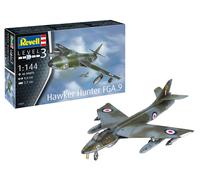 Hawker Hunter FGA.9 Caza 1:144 Kit De Modelo De Plástico REVELL