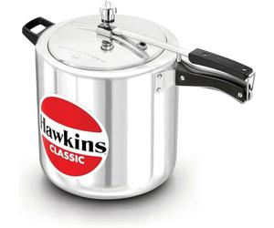 Hawkin Classic CL15 1.5 litros olla a presión de aluminio nuevo mejorado, pequeño, Plata 12-Liter plata