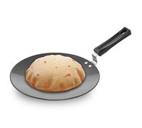 HAWKINS Futura Roti Tava - Tawa anodizado duro (28 cm), color negro (IART28)