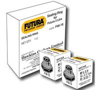 Hawkins Junta de goma Futura de plástico para olla a presión de 3 L y válvula de seguridad (negro), 3 litros