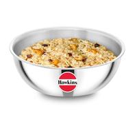 HAWKINS Metro Kadhai, Triply - Tasla de inducción de acero inoxidable, color plateado (SSTA15)