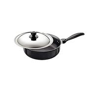 Hawkins Q91 Futura antiadherente Curry Pan (cacerola del saltar) con tapa de acero - 3,25 litros