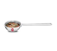 Hawkins Sartén Tadka de 1.5 tazas, sartén de acero inoxidable triple, plata (STP15)