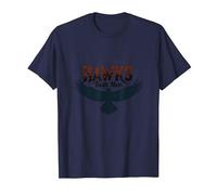 Hawks Tuah Hombres Soaring Spirit Vintage Emblema Hawk Tush Camiseta, Hombre, Azul Marino, XL