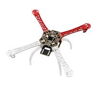 HAWK'S WORK F450 Armazón de Drone, 450mm Wheelbase Quadcopter Frame Kit con aterrizaje Skid Gear (Pre-soldada)