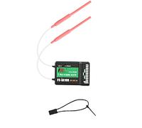 HAWK'S WORK FS-iA10B Receptor, Receptor PPM i-Bus de 10 Canales Compatible con Emisora FS-i4 FS-GT5 FS-i6 FS-i6S FS-i6X FS-TH9X NV14 (Flysky iA10B)