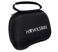 Hawksbill Funda para controlador de viaje compatible con Switch Pro, controlador PS5 y controlador Xbox, funda de transporte rígida portátil y compacta (negro)