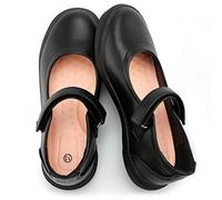 Hawkwell Mary Jane Escolares Planas para Niñas - Zapatos Formales Negros, PU Negro, EU30 niño pequeño