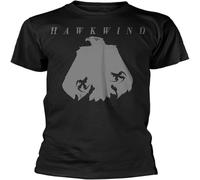 Hawkwind 'Eagle' T-Shirt Casual Graphic Vintage Gift Tops Black M