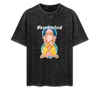 Hawkwind Plastic Head Mens Unisex T-Shirt Graphic Print Top Black tee S