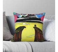 Hawkwind Warrior On The Edge Of Time - Funda de almohada cuadrada de poliéster y lino y terciopelo, funda de cojín para el hogar