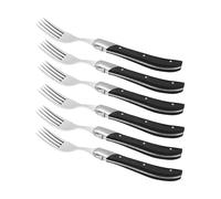 Hâws Cuchillo de parrilla Laguiole By Hâws. pack de 6 Madera negra