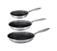 Hâws Set de sartenes hybrid coating Hâws Santo. 3 piezas Acero inoxidable