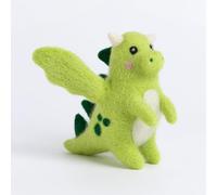 Hawthorn Handmade Kit de fieltro de aguja de dragón bebé, kits de manualidades de fieltro para adultos del Reino Unido, incluye lana de fieltro, agujas e instrucciones (idioma español no garantizado).