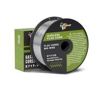 haxiaoer Alambre de soldadura MIG de 0,9 mm, 1 kg, D100, 1 rollos de alambre de relleno sin gas para soldadora MIG/MAG FLUX, E71T-GS