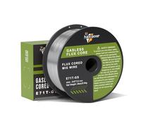 haxiaoer Alambre de soldadura MIG de 1,0 mm, 1 kg, D100, 1 rollos de alambre de relleno sin gas para soldadora MIG/MAG FLUX, E71T-GS