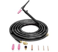 haxiaoer Antorcha de soldadura TIG WP-17V-Lift TIG para máquinas de soldadura ARC/MIG, cable 3M con conector rápido de 10-25 mm² y adaptador de 35-50 mm², para haxiaoer MIG & ARC