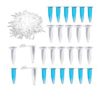 HAXIHA 300 Piezas Tubo De Microcentrífuga,1,5ml Tubo Centrifuga Transparente Tubos de Centrifugado Cónico,Tubos de Ensayo Graduados,con tapa a Presión,Tubo de Laboratorio