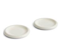 HAY 2 Platos Barro Ø18 cm Off-white