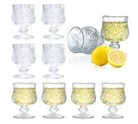 Hay 8 juegos de copa de vino, 50 ml/1.75 onzas, y la cena de fiesta y la cristalería para beber se usan para Whiteland, copas de vino cordiales, copa de whisky/lobby vaso de vino/copa de vino Xueli
