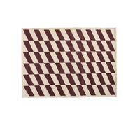 HAY Alfombra Shift Kelim 140x200 cm Burgundy
