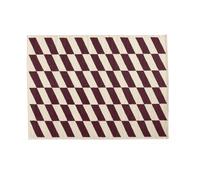 HAY Alfombra Shift Kelim 170x240 cm Burgundy