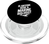¿Hay Alguien aquí un biólogo Marino? Divertido Amante del océano PopSockets PopGrip para MagSafe