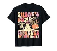 Hay Algunos horrores en Esta casa Groovy Ghost Halloween Camiseta