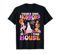 Hay algunos horrores en esta casa, personajes divertidos de terror Camiseta