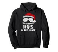Hay Algunos Ho'S Ho'S In This House Funny Santa Christmas Sudadera con Capucha