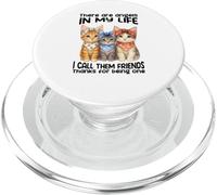 Hay ángeles en mi Vida los llamo Amigos Gato PopSockets PopGrip para MagSafe