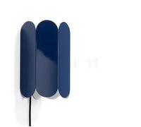 HAY Arcs, lámpara de pared, azul - con enchufe