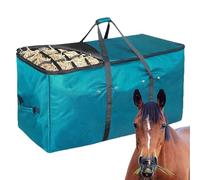 Hay Bags for Horses, Goat Feeder, Livestock Tote, Hangable Design, Large Capacity, Tear-Resistant Fabric, Easy Fill, Slow Feeding, Portable Use, Perfect for Cattle, Barn, Equine Care, 112x55x45cm