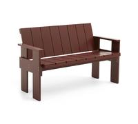 HAY Banco Crate Dining Bench de pino lacado Rojo hierro