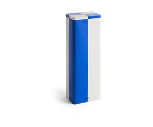 HAY Bote de almacenamiento Tin Container Slim Slim blue-off white